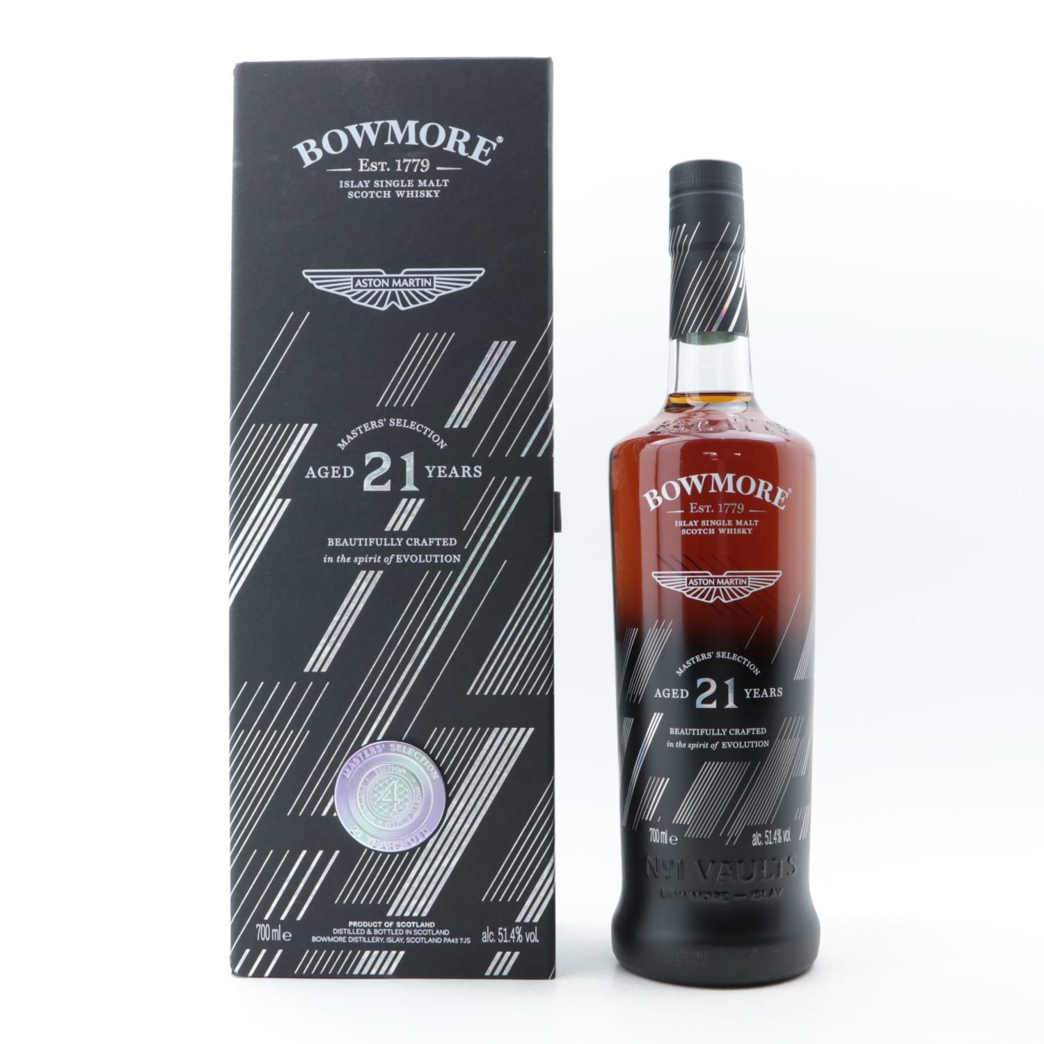 Bowmore 21 Year Old Aston Martin Masters’ Selection Edition #4 70cl 51.40% Islay Scotland Whisky 