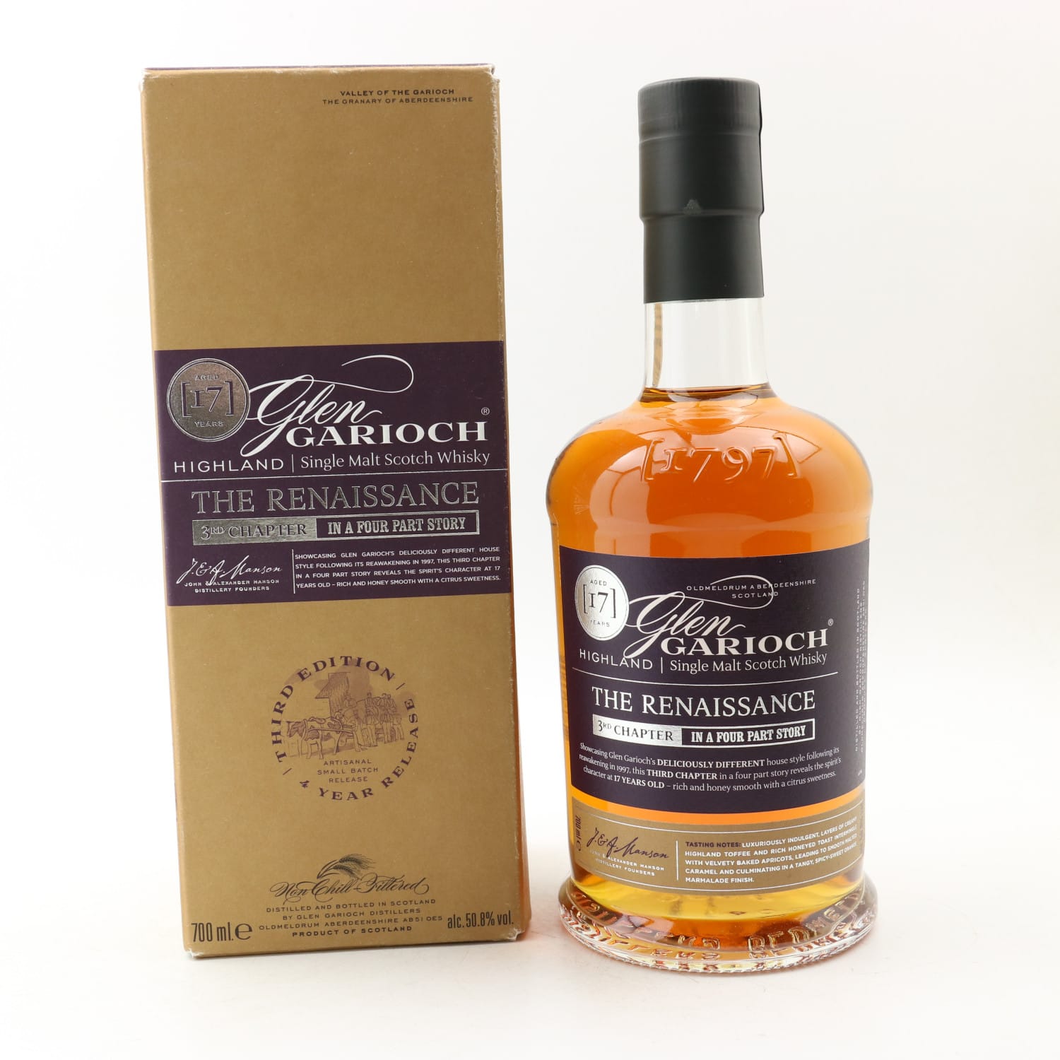 Glen Garioch 17 Year Old The Renaissance 3rd Chapter 70cl 50.80% Highlands Scotland Whisky 