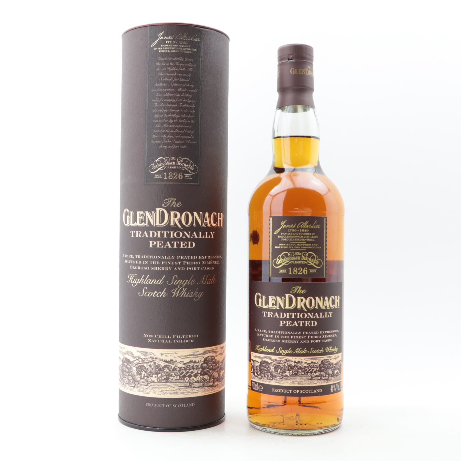 GlenDronach Traditionally Peated 70cl 48.00% Highlands Scotland Whisky 