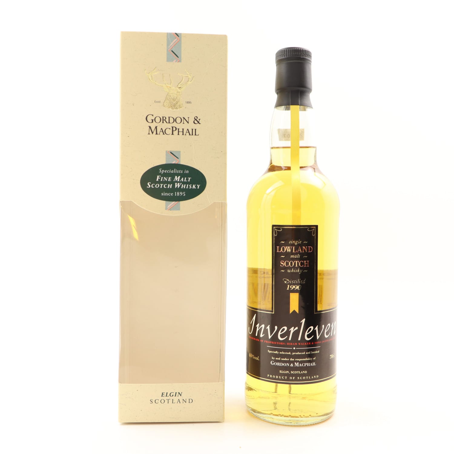 Inverleven 1990 Gordon & MacPhail 70cl 40.00% Scotland Speyside Whisky 