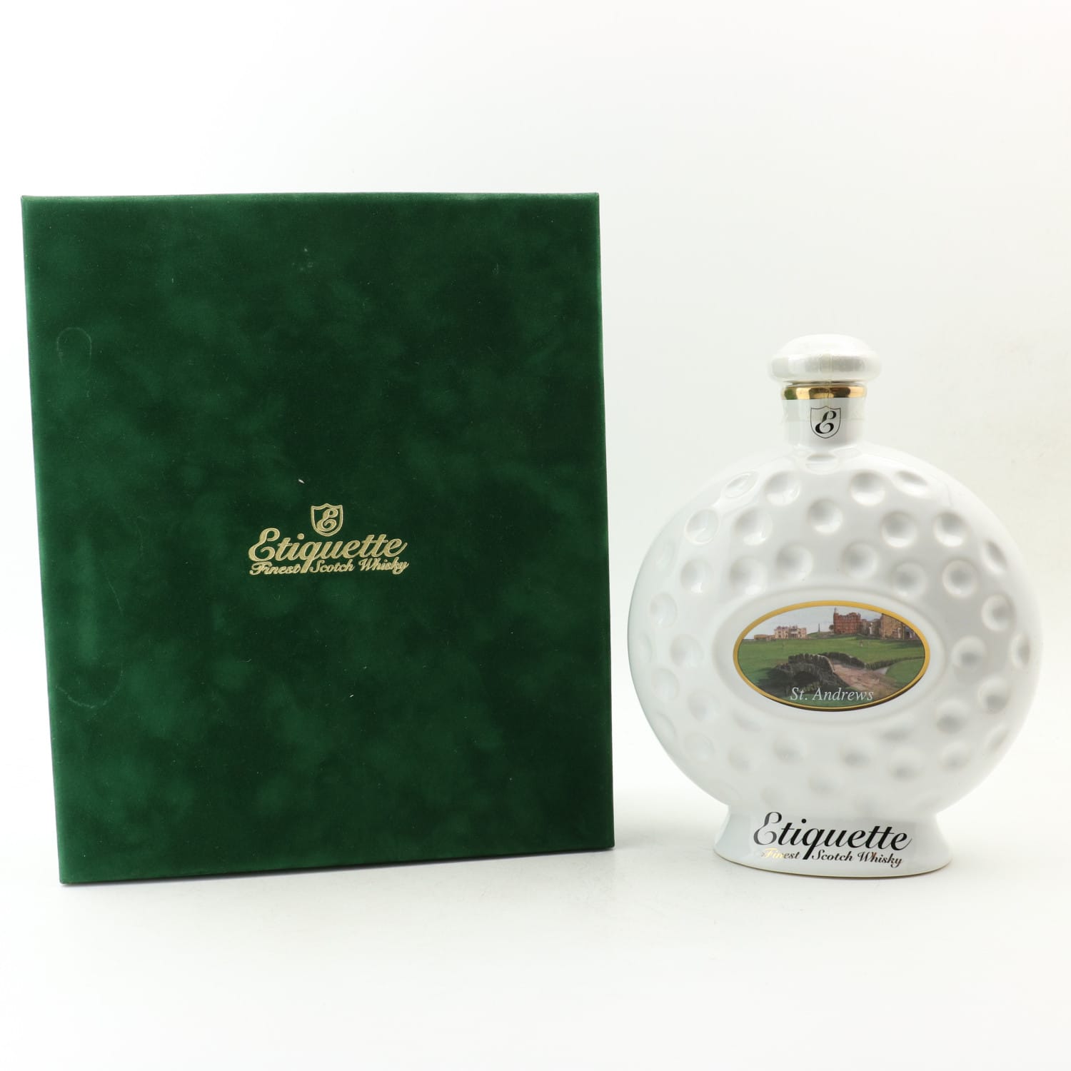 Etiquette St. Andrews Ceramic Golf Ball Decanter 70cl 40.00% Blended Scotland Whisky 