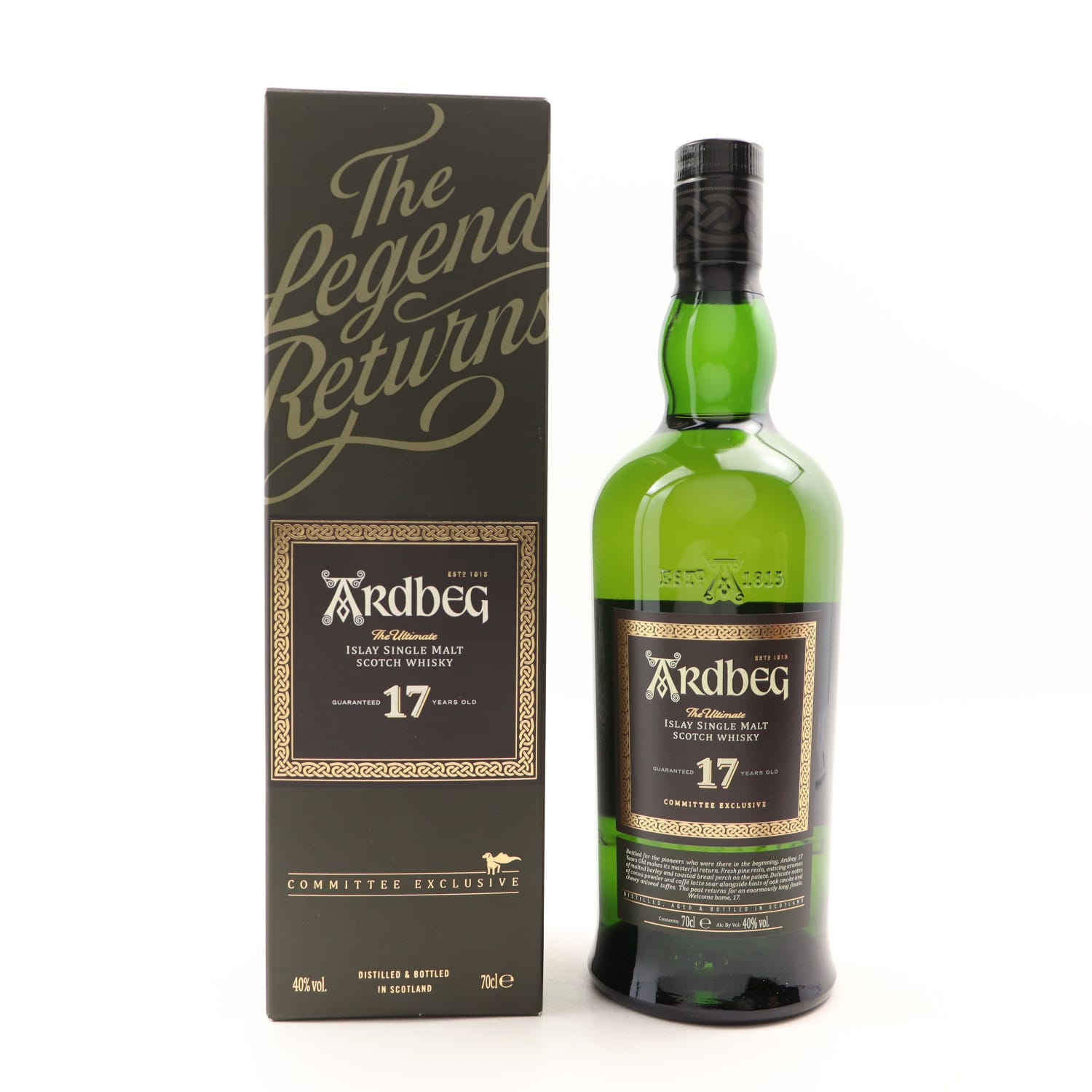Ardbeg 17 Year Old Committee Exclusive 70cl 40.00% Islay Scotland Whisky